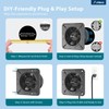 Amico 8" Kitchen Exhaust Fan, Remote 9-Speed, 29W EC Motor,