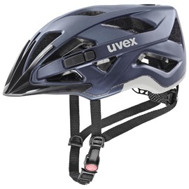 uvex active cc - Safe All-Round Helmet for Men and Women - Individual Size Adjustment - Expandable with LED Light - Deep Space Sand Matt - 52-57 cm