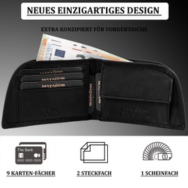 Matador Wallet JW-01, black, rfid wallet