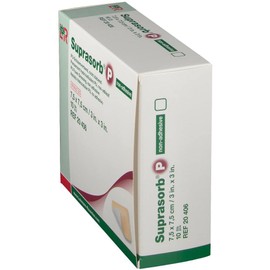 SUPRASORB P PU Foam 7.5 x 7.5 cm Not Small 20406 Pack of 10