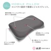 Nishikawa (Air Portable) Stepless Adjustment, Mobile Pillow That Fits Just