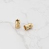 SING F LTD 10pcs M4 Spark Plug Terminal Nut Brass