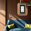Pearled Frame Decorative Wall Plate Switch Plate Outlet Cover (Single