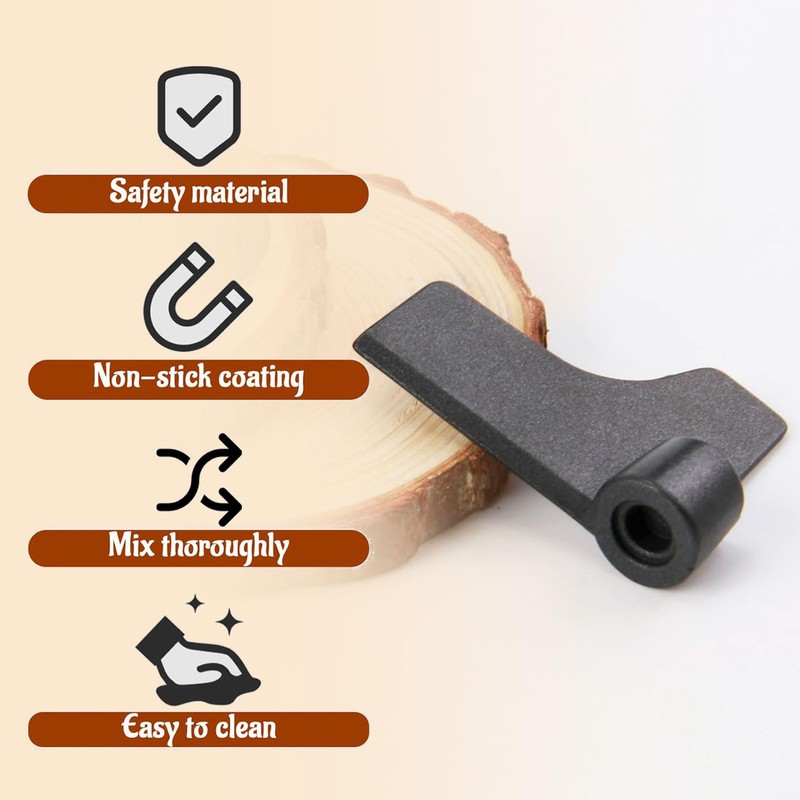 Bread Maker Paddle Compatible with Panasonic Bread Maker, Non-Stick Teflon