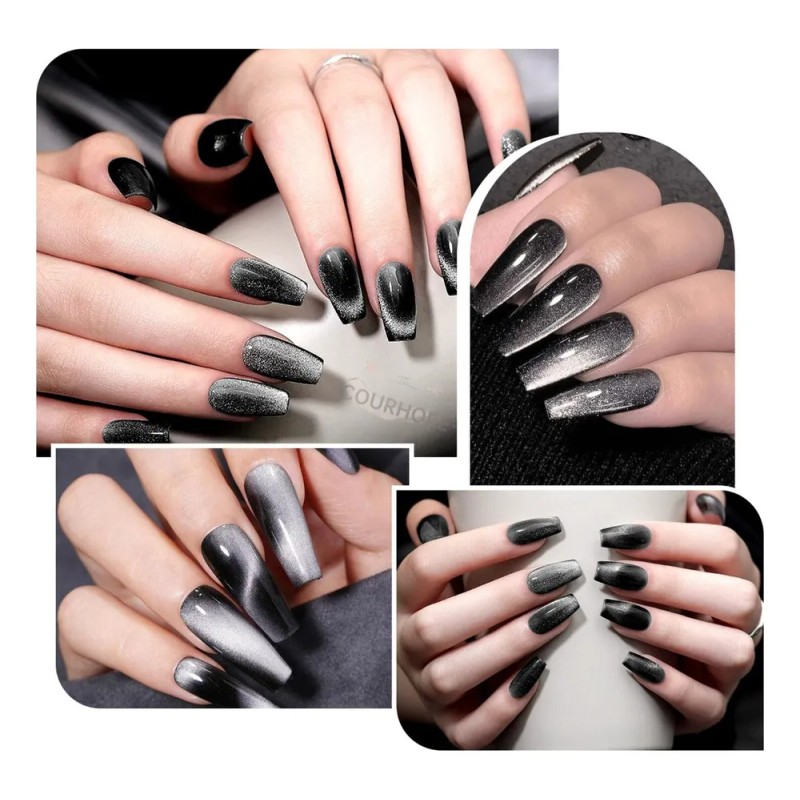 Accesorios Para Uñas Imán De Efecto Ojo De Gato Nail