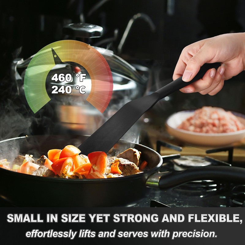Anaeat Silicone Thin Spatula Set of 2 - Mini Brownie