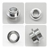 Runseaway 10Pcs Aluminum Inline Skate Bearing Spacers, Self-Centering Bushing for