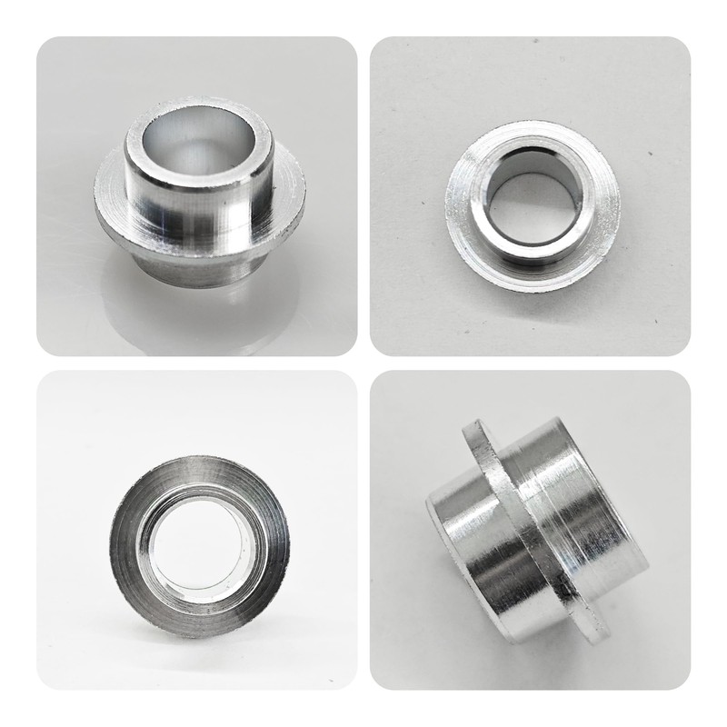 Runseaway 10Pcs Aluminum Inline Skate Bearing Spacers, Self-Centering Bushing for