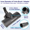 Portek Turbo Brush Head for 1-1/4" 1-3/8"(35mm) Vacuum Cleaners, Turbohead
