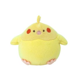 San Lemon P-9722 Hug Hug, Chunky Mini Cockatiel, 3.9 x 2.8 x 3.5 inches (10 x 7 x 9 cm), Stuffed Toy, Animal, Cute, Sticky
