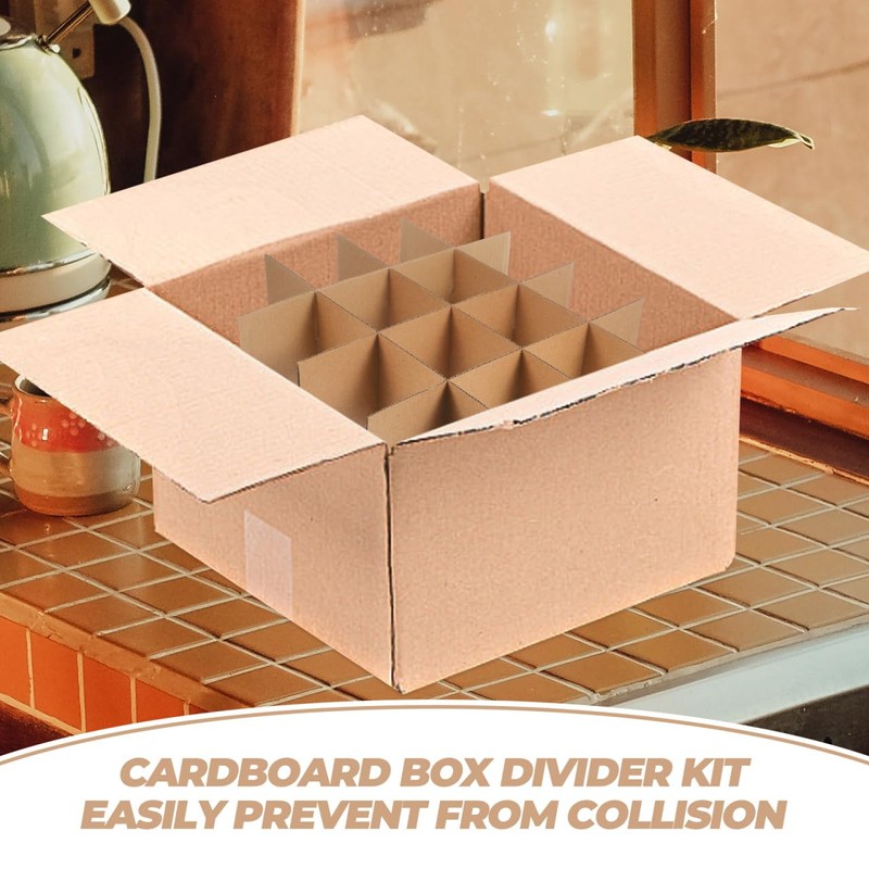 Veemoon Cardboard Dividers for Moving Boxes Large Glass Packing Moving