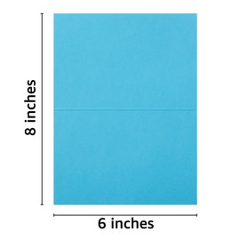 50 Pack Blank Cards Folded Cardstock Thank You Blank Greeting Cards for Invitations, Wedding, Greeting Cards, All Occasion DIY (Multicolor, 4x6)