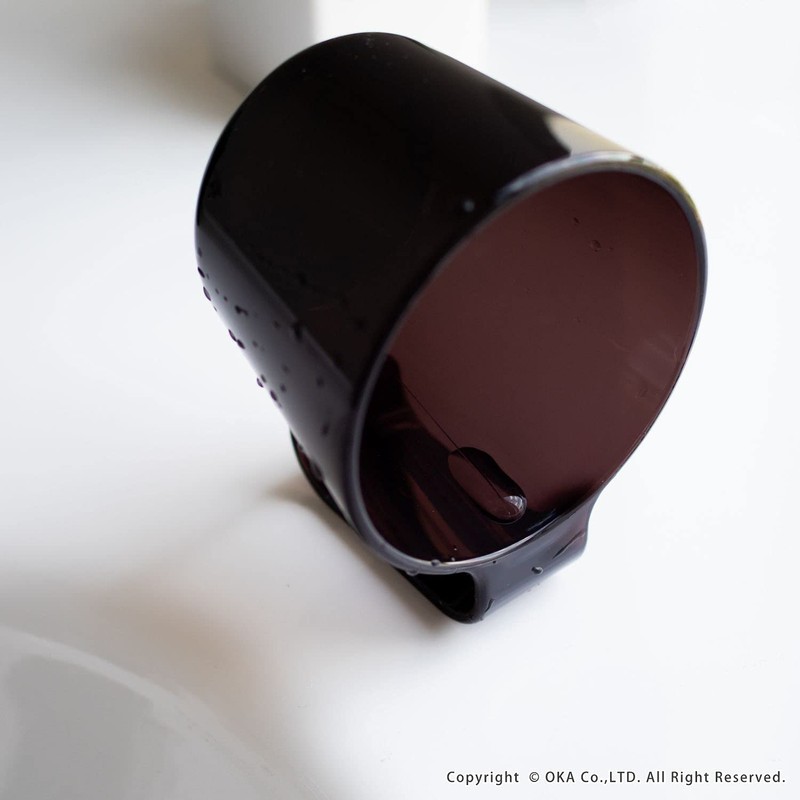 OKA PLYS Base Will Plastic Tumbler, Brown, Toothpaste Cup, Gargle