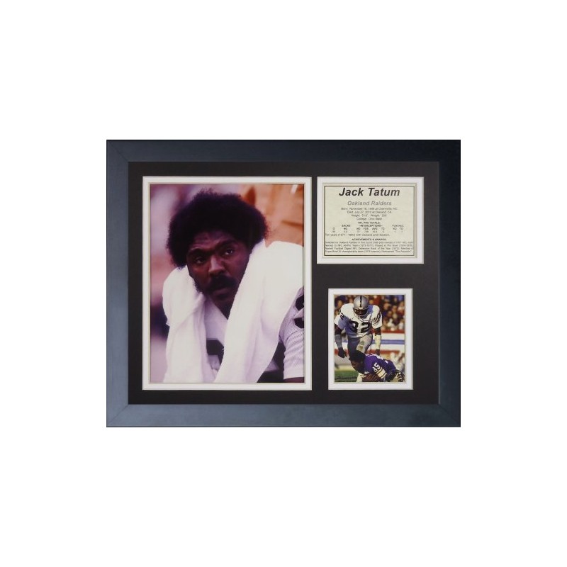 Legends Never Die "Jack Tatum Framed Photo Collage, 11 x