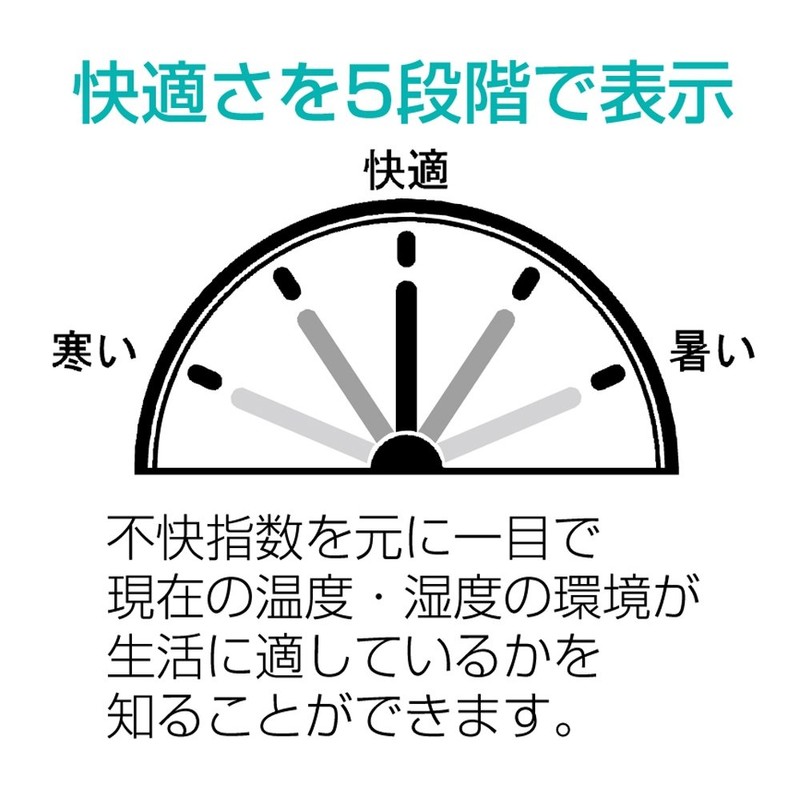 シンワ測定(Shinwa Sokutei) デジタル温湿度計C 不快指数メーター 72985