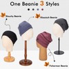 Men's Women's Lightweight Slouch Beanie Hat Soft Thin Hat Breathable