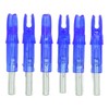 6Pcs Lighted Arrow Nocks High Visibility High Light Transmittance Waterproof