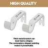 AddGrace Adjustable Curtain Rod Bracket, Fits up to 1 inch