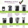 Perfect Pod Eco-Fill 4 Pack Refillable Capsules and Coffee Scoop,
