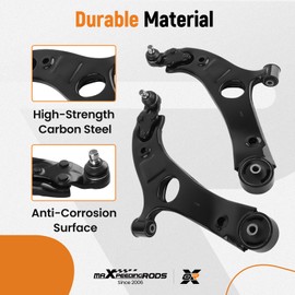 maXpeedingrods 2Pc Front Lower Control Arm with Ball Joint for Hyundai Sonata 2011-2014, Azera 2012-2014, Kia Optima 2011-2015 2.0L/2.4L, Cadenza 2014-2016 3.3L