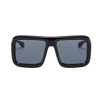 VIGUEUR Thick Square Frame Glasses - Oversized Black Glasses Dark-Colored