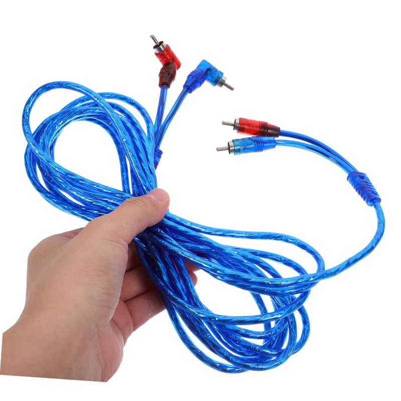 STOBAZA Dual RCA Audio Cable Copper Easy Install Compatible with