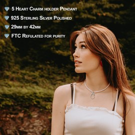 JewelryWeb Sterling Silver Charm, Sterling Silver, No information