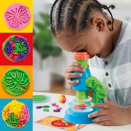 Play-Doh Set de masas Microscopio Luminoso, Juguete para niños y niñas a Partir de 3 años, Actividad de Manualidades para niños pequeños
