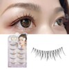 CLEAREYELASH False Eyelashes Natural 3D Matsuke Formula 5 Pairs (D03)