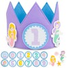 BONNYCO Mermaid Birthday Crown with Interchangeable Numbers from 0 to