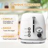 Toaster 2 slice,Retro Stainless Steel Toaster with 6 Settings, 1.5