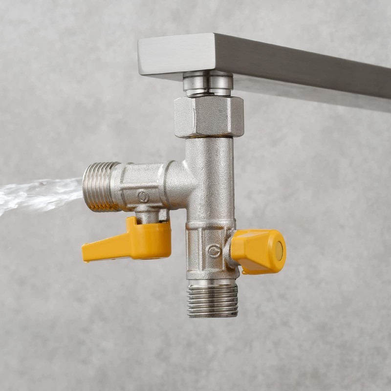 Ciencia Brass Water Diverter 3 Way Shower Diverter Valve T