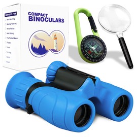 MeYuxg Binoculars for Children, Magnification 8 x 21, Binoculars Small Gift for Boys & Girls, from 8 Years from 4, 5, 6, 7, 8, 9 Years, Binoculars Outdoor Toy Christmas Gifts