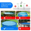 18PCS Pool Cover Clips, 3.1 Inch Not Piercing Scratch Pool