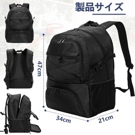 BQKOZFIN Basketball Backpack Basketball Bag Soccer Ball Bag for Students and Adults Lightweight Ball Bag Waterproof Large Capacity