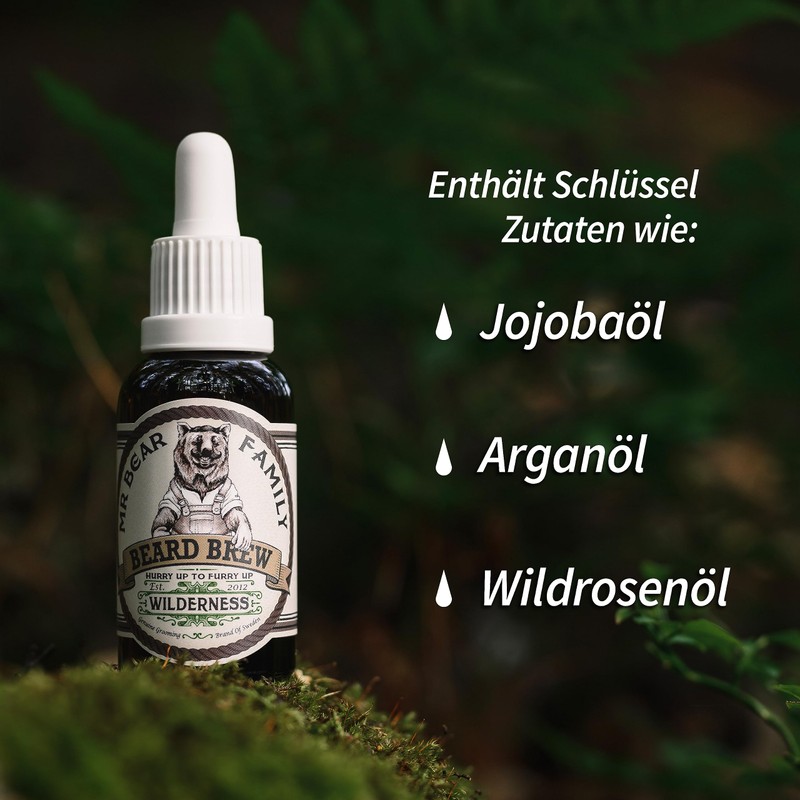 MR BEAR FAMILY Beard Oil,30 ml, Wilderness