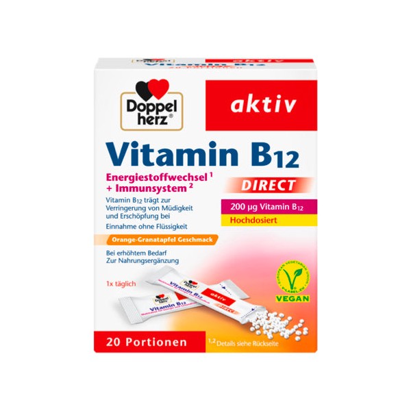 Doppelherz Vitamin B12 Direct 20 Sachets
