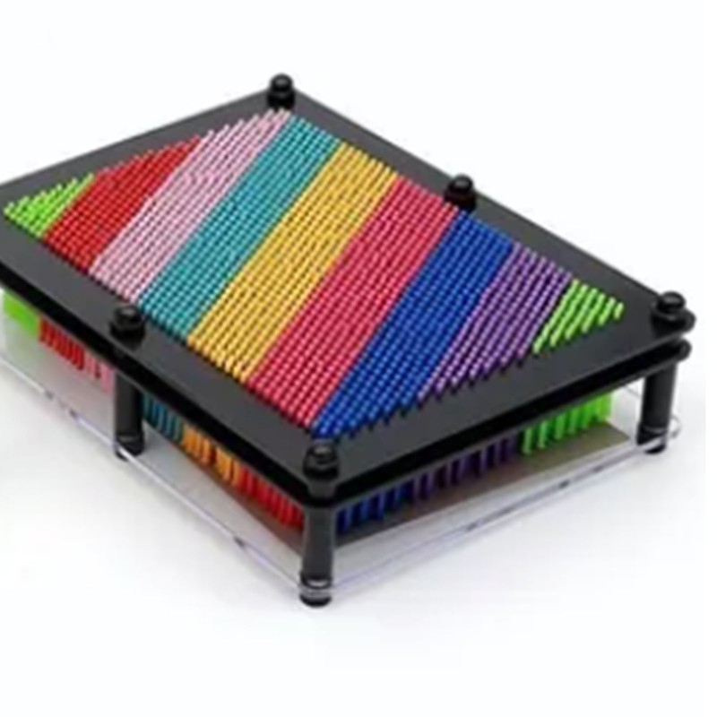 3D Pin Art Board Toy Colorful Improve Imagination Incredibly Patterns