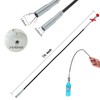 GDOMI Upgraded Drain Snake 76" with Hook, Plumbing Snake Auger