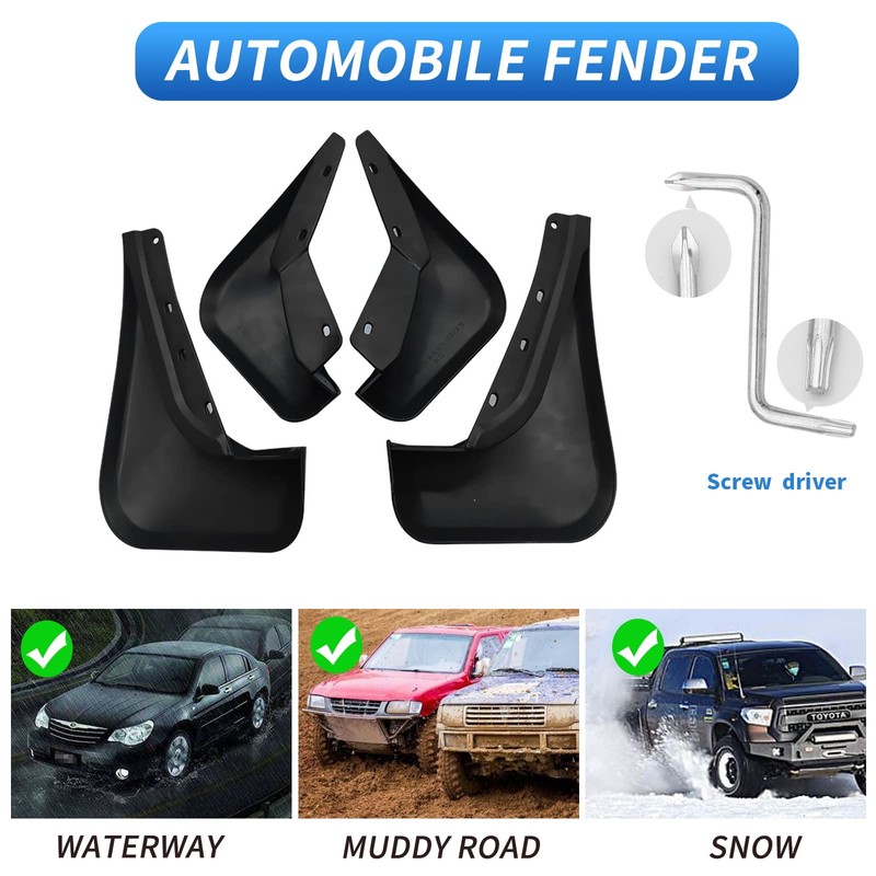 Actkill Ajuste personalizado para guardabarros Volvo XC60 2018-2023 Guardabarros delantero