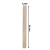 SKIR'CO (Pack of 100) Wooden Dowels 6x60mm Grooved Wood Dowels