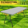 Smiry - Mantel rectangular para picnic, paquete de 2 manteles