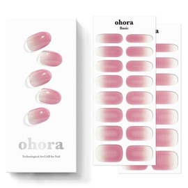 Oh Hora N Gel Strip Nail 30p Set, Nude Rosy, 1 Piece / 오호라 N 젤 스트립 네일 30p 세트, 누디 로지, 1개