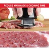 Vidalia Professional Meat Tenderizer, Stainless Steel Blades, Safety Lock, Clear