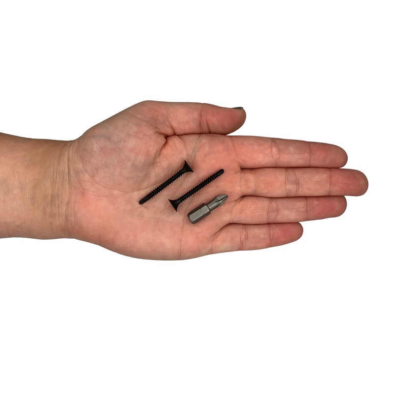 Marcopol (Pack of 100) Drywall Black Phosphate Carbon Steel 3.5