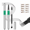 Waterproof Eyebrow Pencil with 4 Comb Tips & Ultra Fine