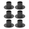 6Pcs Black Taper Candle Holder Matte Candle Candlestick Holder Stand