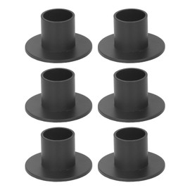 6Pcs Black Taper Candle Holder Matte Candle Candlestick Holder Stand for Home Decoration Wedding