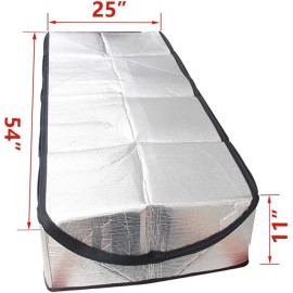 DGSL Attic Insulation Cover Silver Door Seal For Year Round Energy Savings