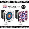 Airsoft 14cm Air Rifle Pistol BB Shooting Targets Mixed Designs
